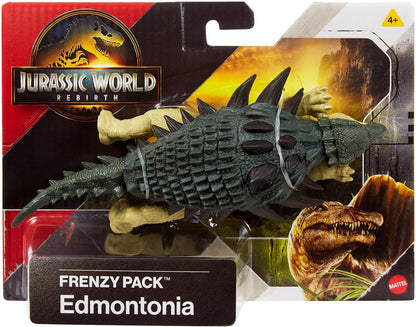 Mattel Jurassic World Rebirth: Frenzy Pack - Edmontonia Figure (Jcl50)