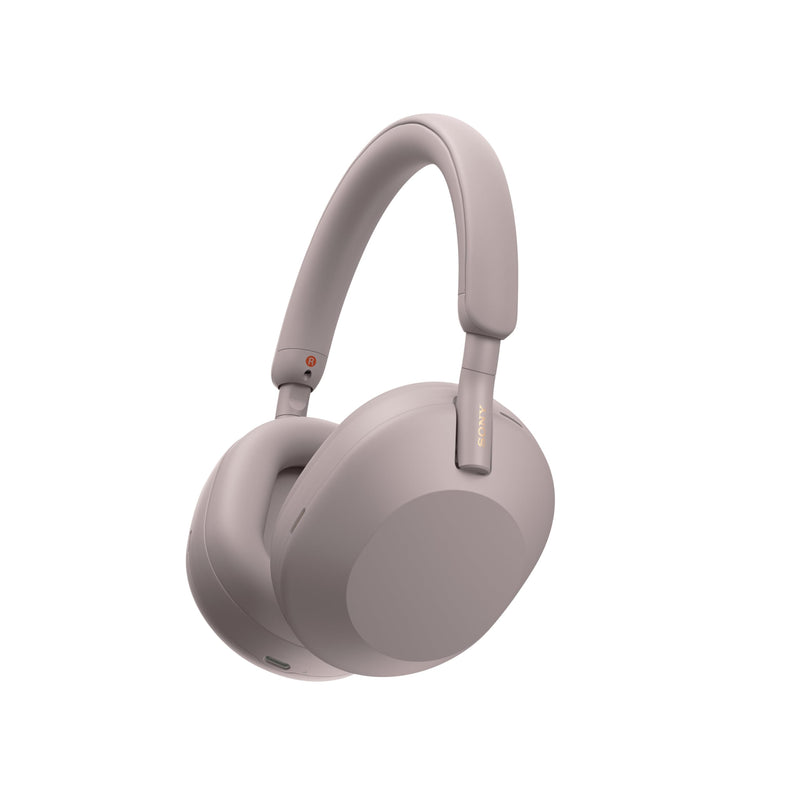Sony WH-1000XM5 Hard Case Premium Noise Cancelling Wireless Over-Ear Headphones, Bluetooth, Clear Call Quality, Hi-Res Audio, Up to 30hr Battery Life, Includes Hard Case, iOS & Android - Smoky Pink