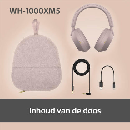 Sony - Wh-1000Xm5 Noise Cancelling Wireless Headphones