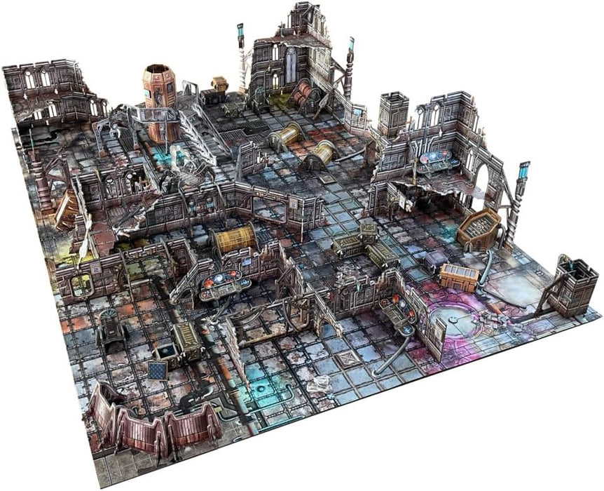 Battle Systems Sci-Fi Terrain - 28mm Modular 3D Space Terrain - Perfect for Wargaming and Roleplaying Tabletop Games - Full Colour Printed 3D Multi Level Building Models (Gothic Cityscapes