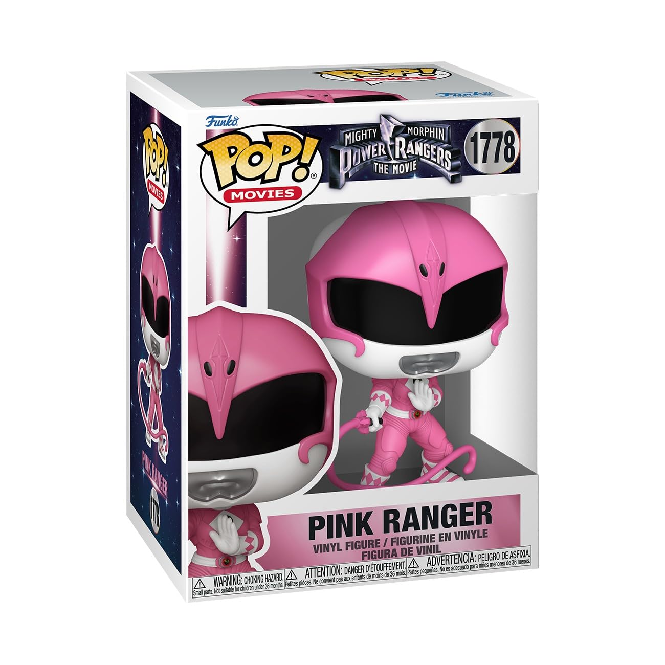 Mighty Morphin Power Rangers: The Movie Pop! Movies Vinyl Figures Pink Ranger 9 Cm