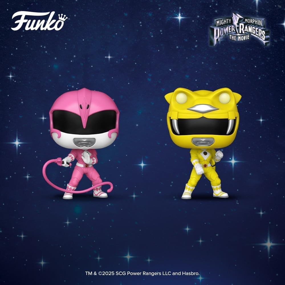 Funko Pop! Movies: Mighty Morphin Power Rangers Movie - Yellow Ranger - Vinyl-Sammelfigur - Geschenkidee - Offizielle Handelswaren - Spielzeug Für Kinder und Erwachsene - Movies Fans