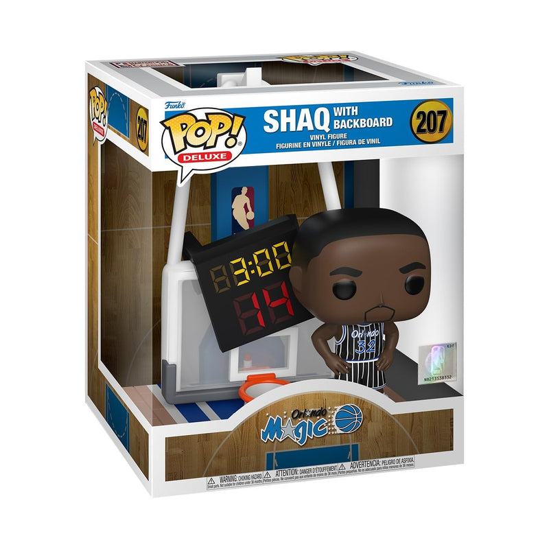 Nba Legends Pop! Sports Deluxe Vinyl Figure Shaq W/Backboard 16 Cm