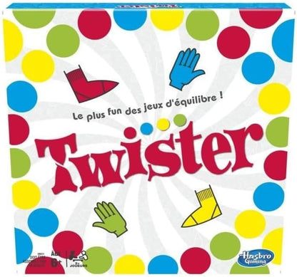 Hasbro Gaming Twister, Fun Balance Board Game, 2+ Players French Version