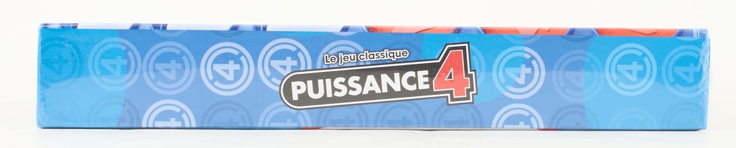 Power 4, The Board and Board Game for Children, Strategy for 2 Players, Line up 4 Pawns, for Children, from 6 Years