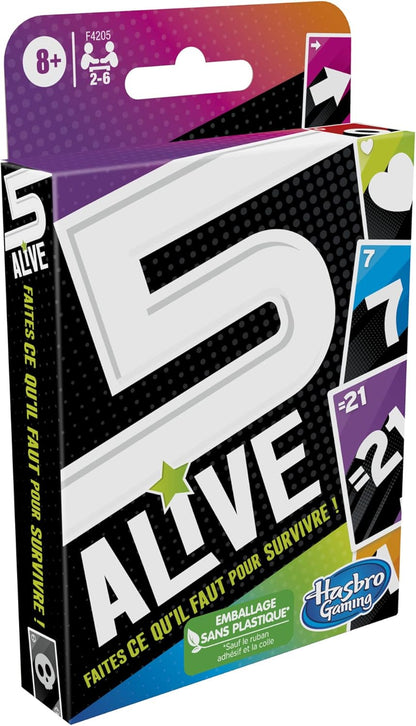 Hasbro Disney Frozen 5 Alive, Card Game for Children, Fun Family Game, Ages 8+, 2-6 Players
