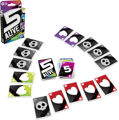 Hasbro Disney Frozen 5 Alive, Card Game for Children, Fun Family Game, Ages 8+, 2-6 Players