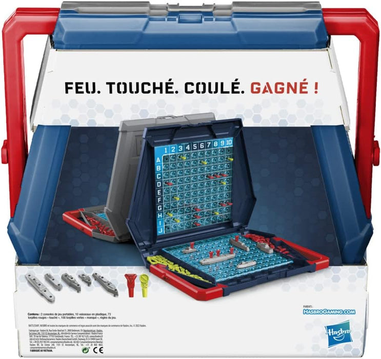 Hasbro Gaming Cast Touchdown, Naval Battle Strategy Game for Kids, from 7 Years, for 2 Players