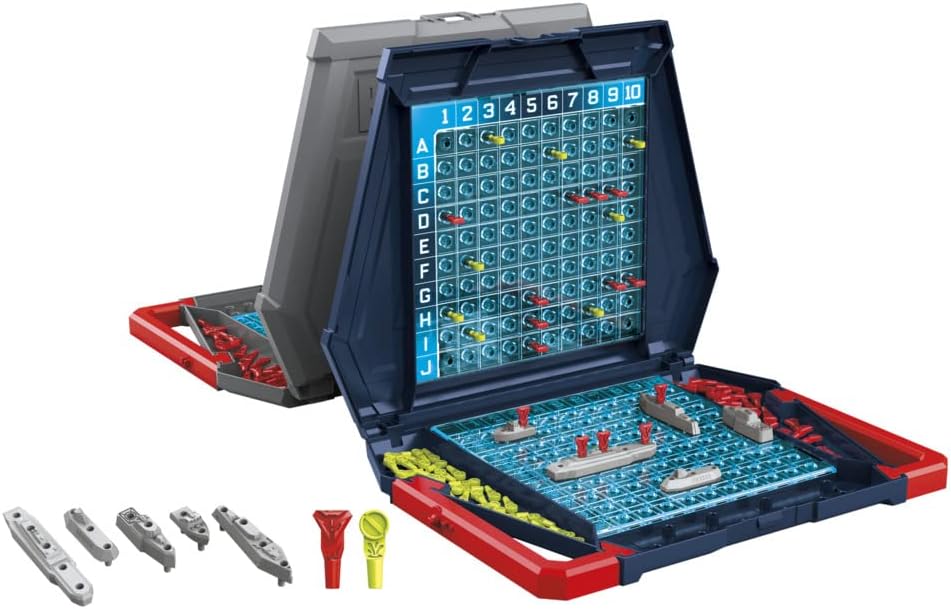 Hasbro Gaming Cast Touchdown, Naval Battle Strategy Game for Kids, from 7 Years, for 2 Players