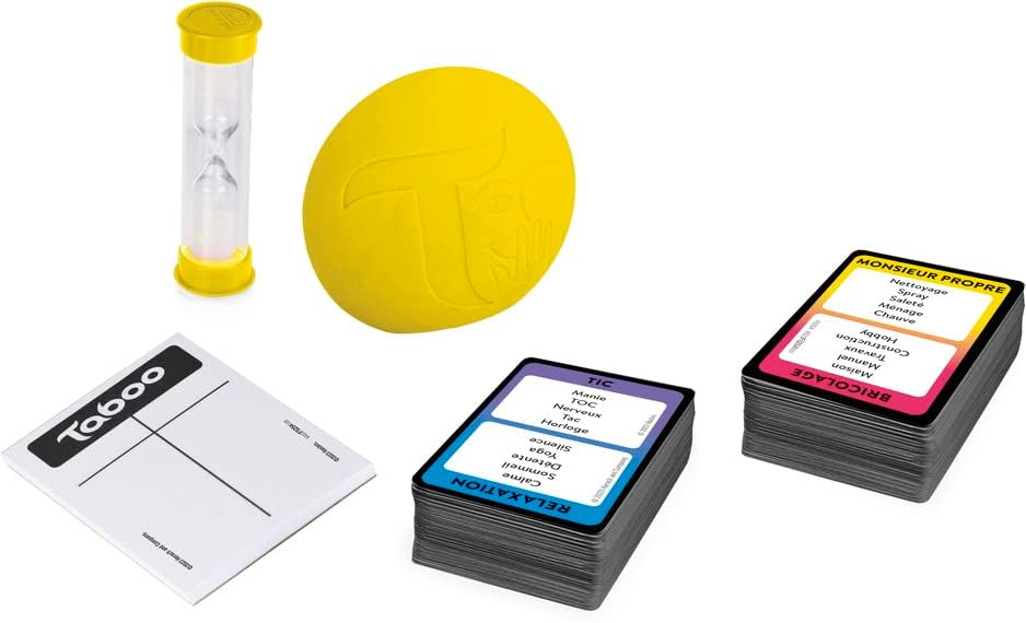 Hasbro Gaming Taboo-bordspel, party-woordraadspellen voor volwassenen en tieners (Franse versie