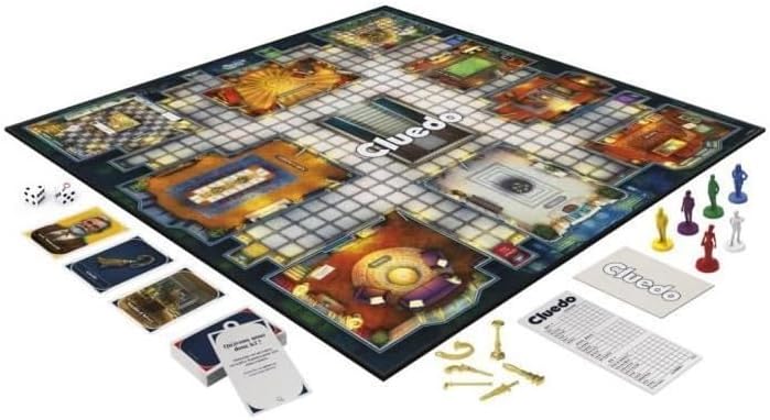 Hasbro Gaming Cluedo Family Game for 2 to 6 Players, Ages 8 and Up