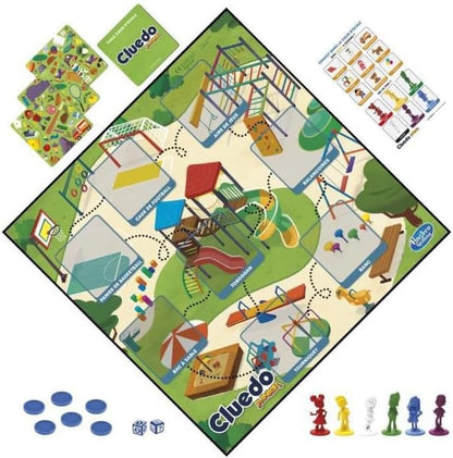Hasbro Gaming Reversible, 2 1, Inquiry Cluedo Youth Board for Children, Junior Games, F6419101