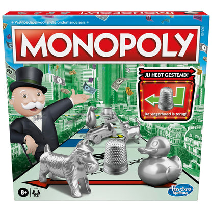 Monopoly Classic Board Game for Children, Board Game from 8 Years (Dutch Version