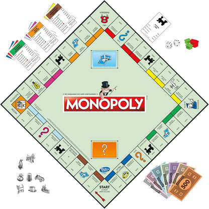 Monopoly Classic Board Game for Children, Board Game from 8 Years (Dutch Version