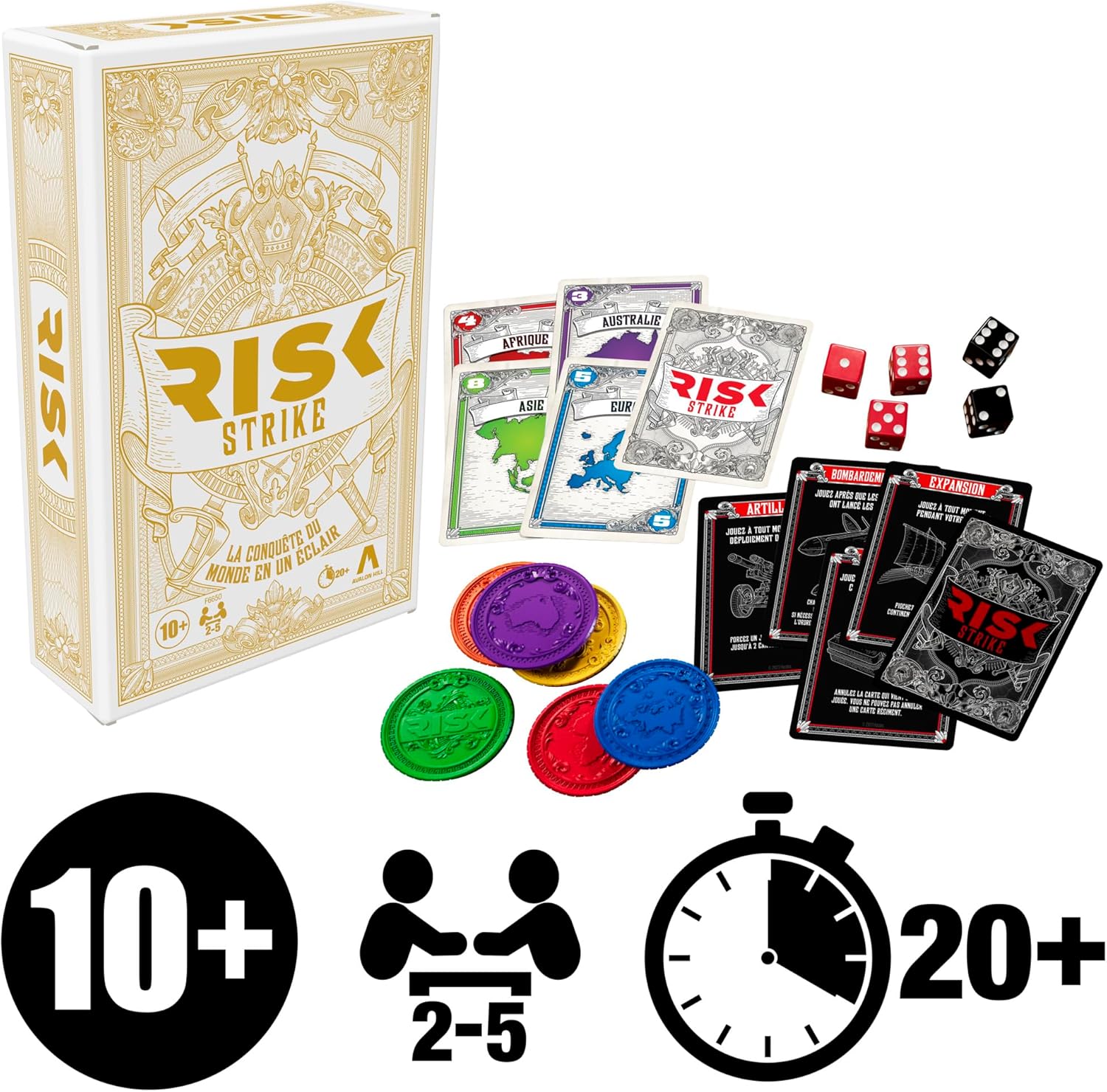 Jeu de stratégie Hasbro Gaming Risk Strike