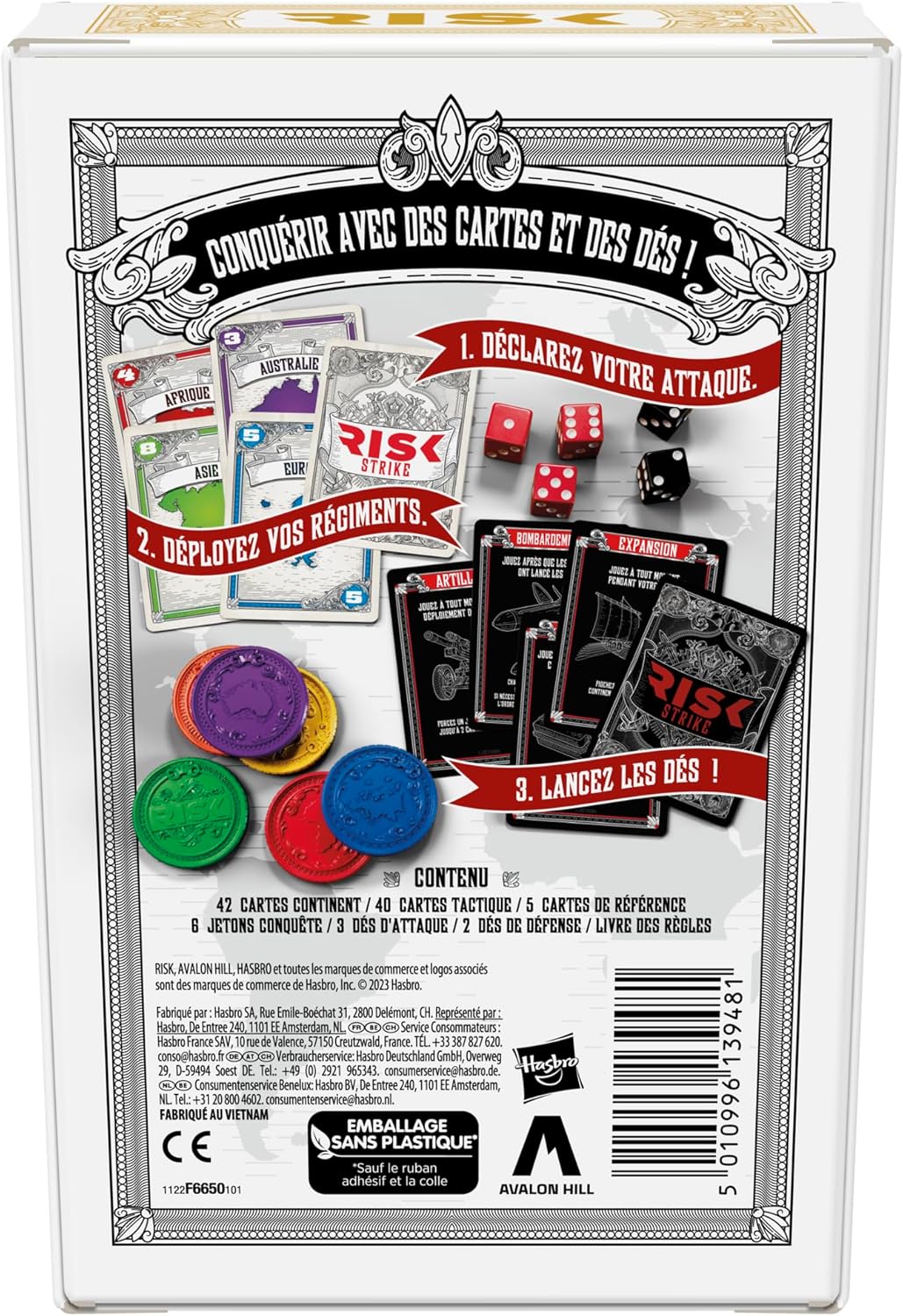 Jeu de stratégie Hasbro Gaming Risk Strike