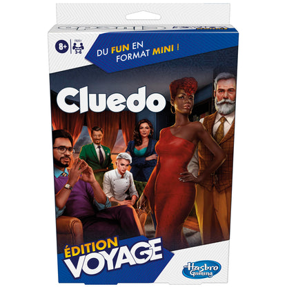 Hasbro Gaming Cluedo Travel Edition Travel Board Game for 3 to 6 Players, Travel Games, Girls and Boys, Perfect for Summer