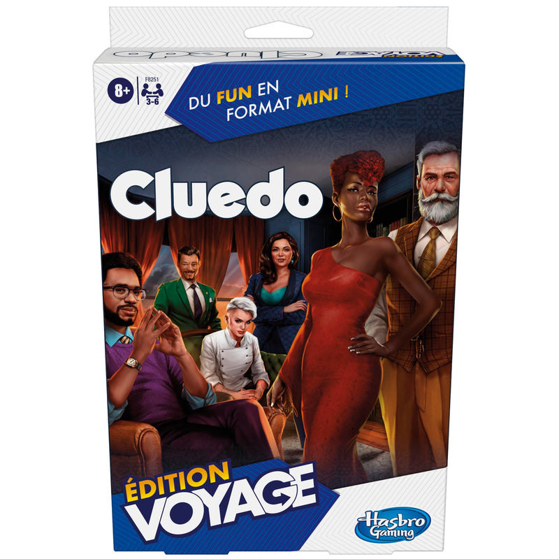 Hasbro Gaming Cluedo Travel Edition Travel Board Game for 3 to 6 Players, Travel Games, Girls and Boys, Perfect for Summer