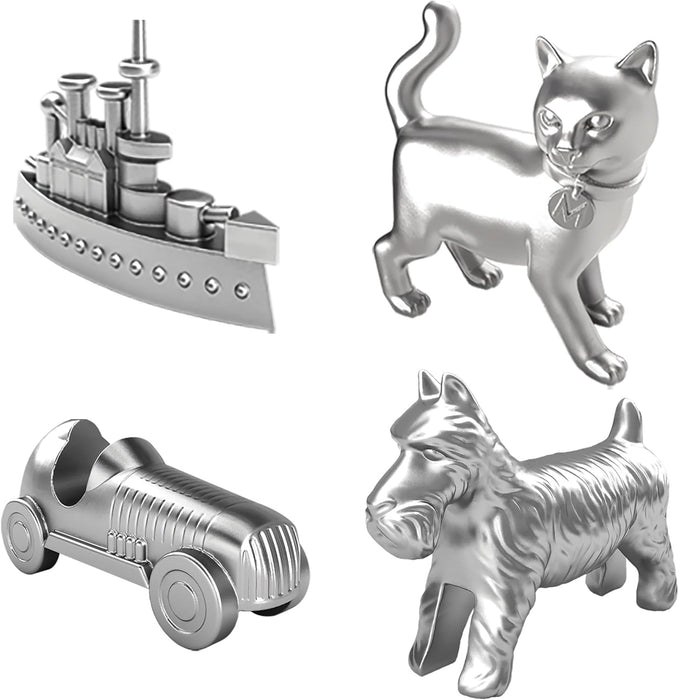 Monopoly Edizione di viaggio, gioco portatile per 2-4 giocatori, gioco di viaggio per bambini da 8 anni (versione francese