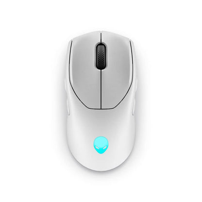 Alienware Tri-Mode AW720M Wireless Gaming Mouse, Optical Sensor, 8 Configurable Buttons, Fast-Charging, White