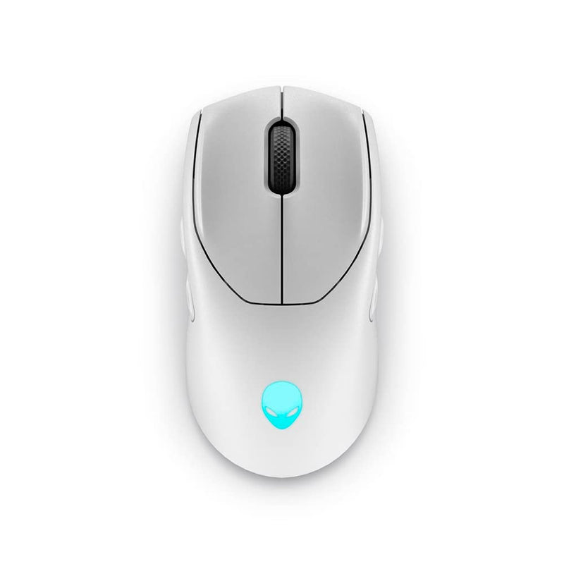 Alienware Tri-Mode AW720M Wireless Gaming Mouse, Optical Sensor, 8 Configurable Buttons, Fast-Charging, White