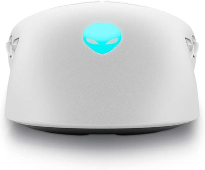 Alienware Tri-Mode AW720M Wireless Gaming Mouse, Optical Sensor, 8 Configurable Buttons, Fast-Charging, White