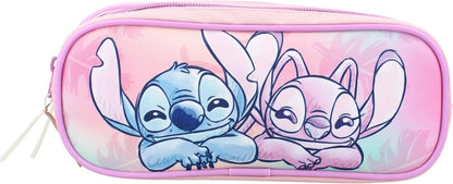 Pencil Case Stitch Wild Energy 9 x 22 x 8 cm, Pink, Design
