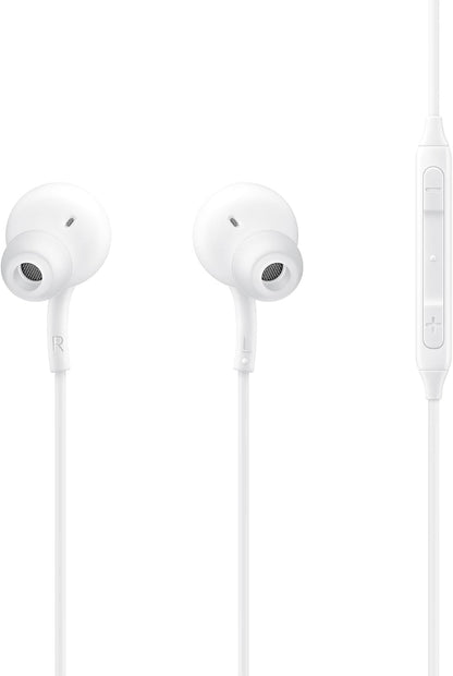 Samsung auricolari ‎EO-IC100 con connettore di tipo USB-Type C, suono AKG, Bianco