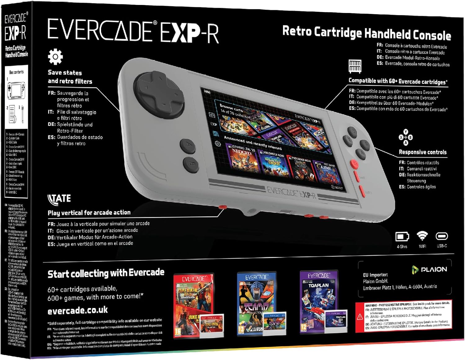 Blaze Entertainment Evercade EXP-R and Taito Arcade 1