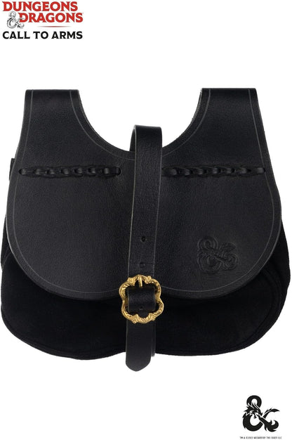 Burgschneider - Dungeons & Dragons Kidney Belt Bag - Leather for Historical Costume Clothing Larp SCA
