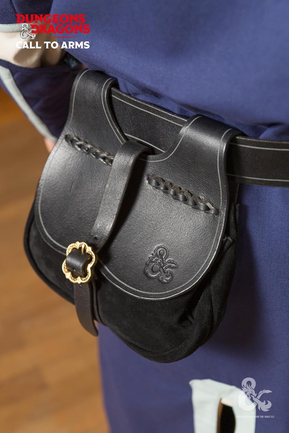 Burgschneider - Dungeons & Dragons Kidney Belt Bag - Leather for Historical Costume Clothing Larp SCA