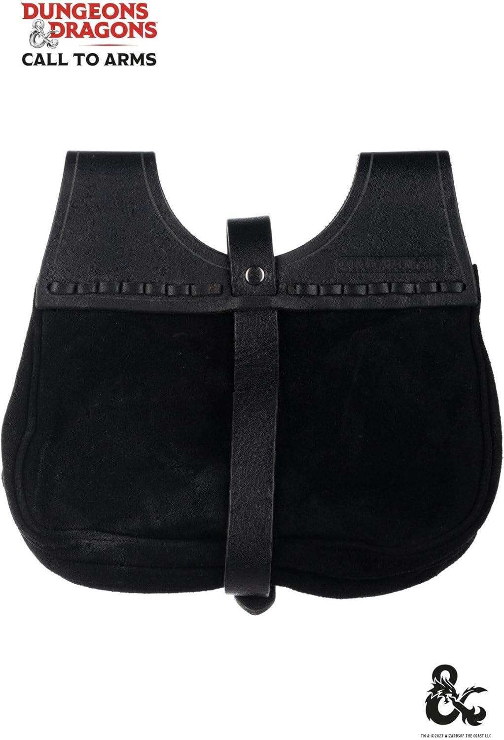 Burgschneider - Dungeons & Dragons Kidney Belt Bag - Leather for Historical Costume Clothing Larp SCA