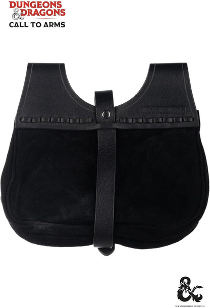 Burgschneider - Dungeons & Dragons Kidney Belt Bag - Leather for Historical Costume Clothing Larp SCA