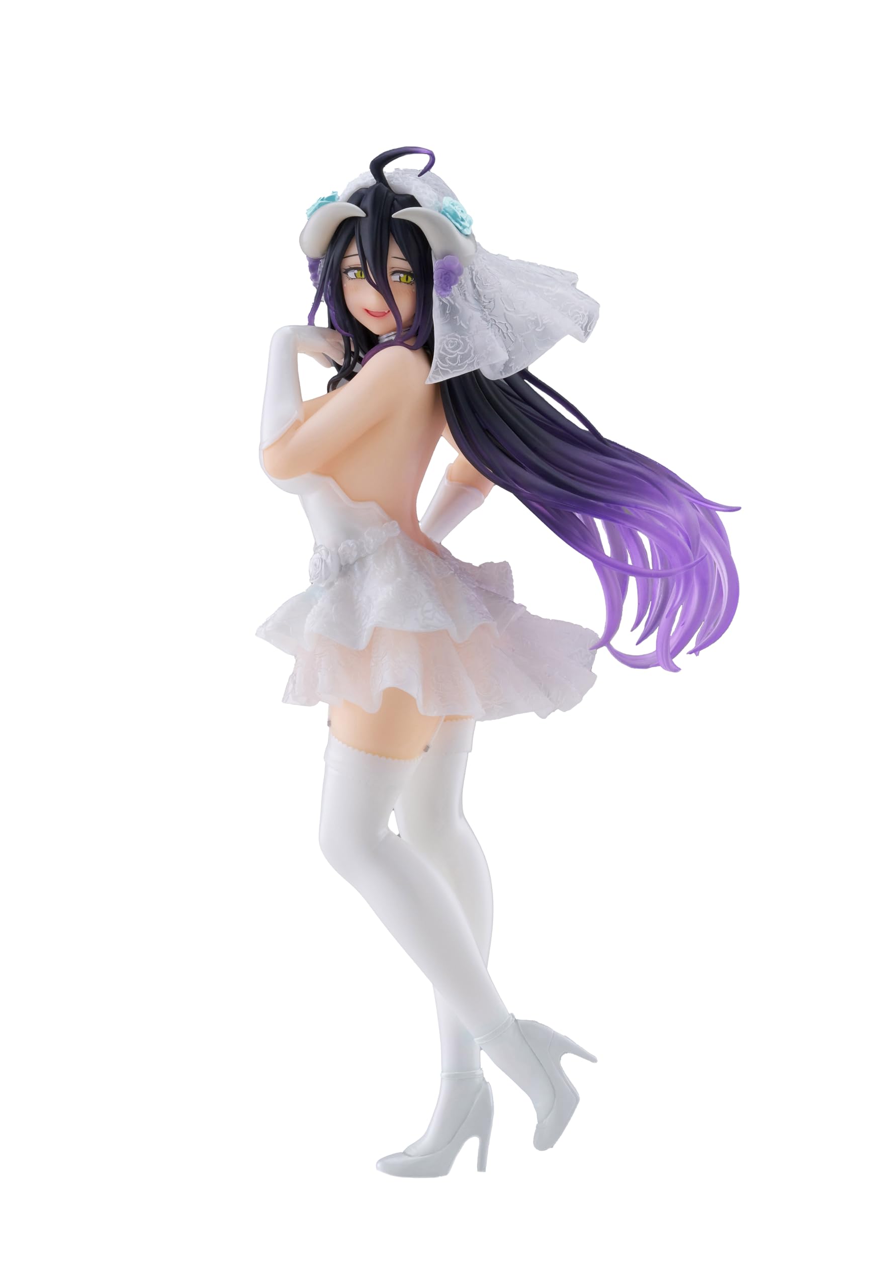 Taito-Overlord Coreful Figure - Albedo (Wedding Ver.