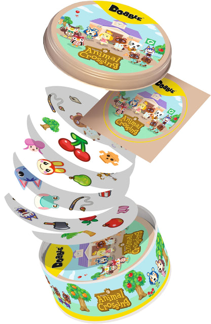 Asmodee | Dobble Animal Crossing | Family Card Game | Ages 4+ | 2-8 Players | 15 Minutes Playing Time
