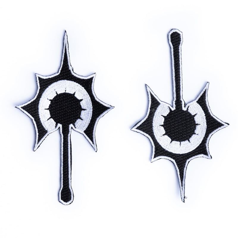 Burgschneider - Dungeons & Dragons Class Symbol Patch Set Cleric - for Historical Costume Clothing Larp SCA