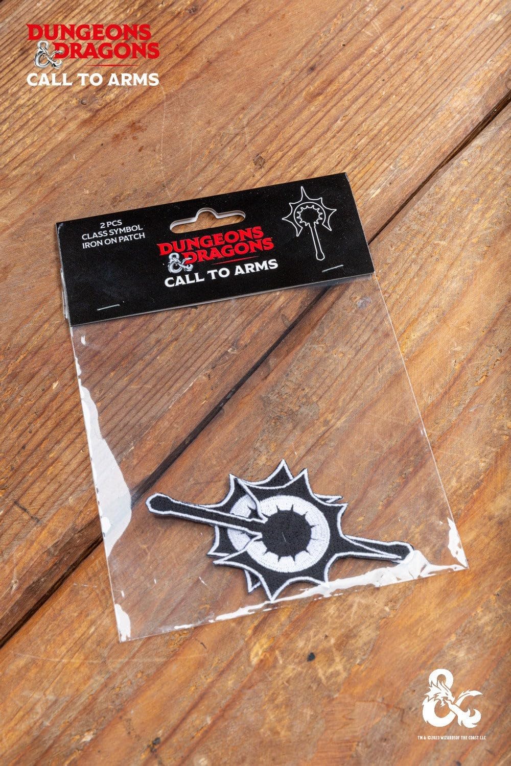 Burgschneider - Dungeons & Dragons Class Symbol Patch Set Cleric - for Historical Costume Clothing Larp SCA