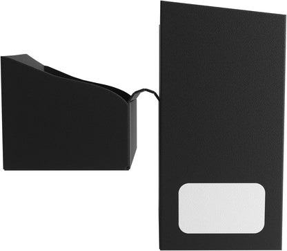 Gamegenic Mini-American Card Holder 60+, Heavy Duty Deck Box for 60 Single Arm Cards, Self-Locking Lid with Cobra Neck Technology, Includes Flex Card Divider, Black