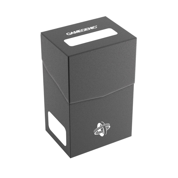 Gamegenic Mini-American Card Holder 60+, Heavy Duty Deck Box for 60 Single Arm Cards, Self-Locking Lid with Cobra Neck Technology, Includes Flex Card Divider, Black