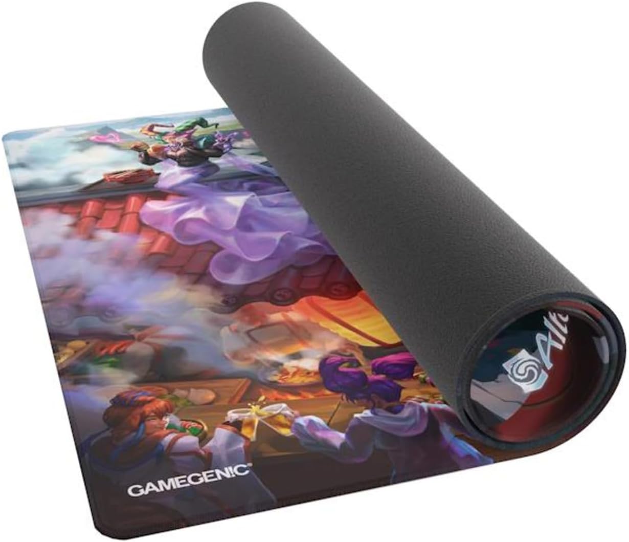 Gamegenic, Altered Prime Playmat - First Outpost 2mm Thick Natural Rubber Play Mat 24" x 14"