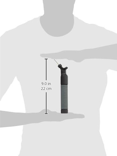Mitre Double Action Ball Pump | Multi-sport Compatible | Quick Inflation, Grey, One Size