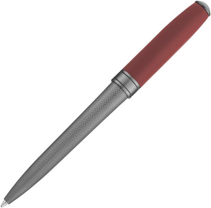 Boss Hugo Essential Active Ballpoint Pen, Made of Brass, Writing Colour, Blue, 14 cm, 39 g (Red
