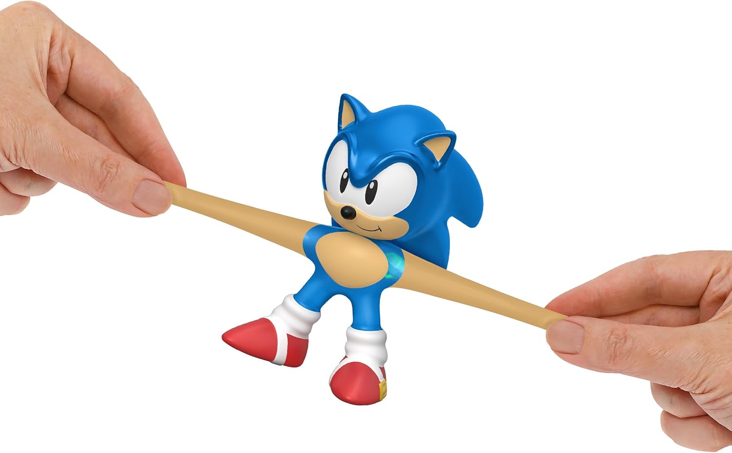 Heroes of Goo Jit Zu Sonic the Hedgehog - Chaos Emerald Sonic Stretchy Hero, Squeeze Sonic's Body To Reveal The Chaos Emerald Within His Goo