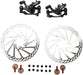 Clarks Cycle Systems CMD-21 Mechanical Disc Brake Set, Including Rotors