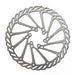 Clarks Cycle Systems CL Single Piece Steel 6-Bolt Disc Brake Rotor, Silver, 203mm