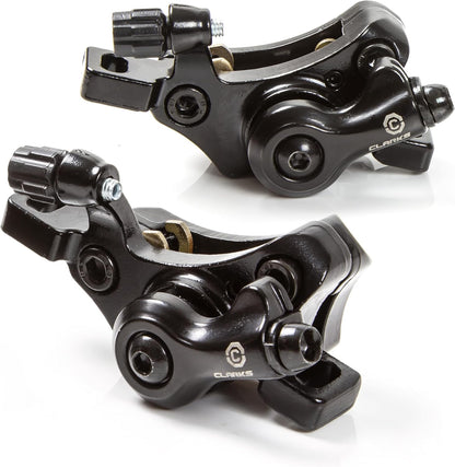 Clarks Cycle Systems CMD-24 Mechanical Disc Brake Set, Including Rotors, IS Mounts, 180/160mm