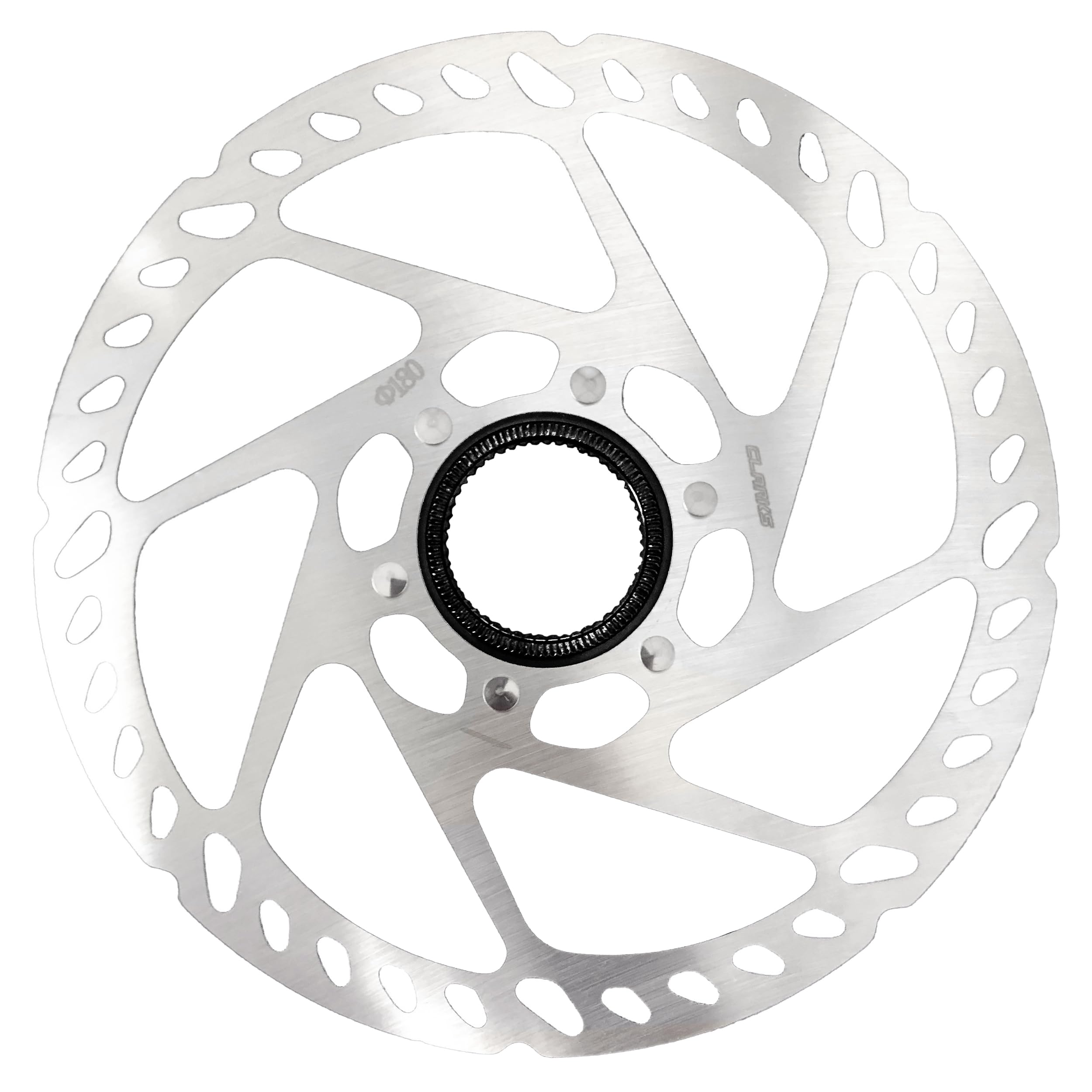 Clarks Cycle Systems C-CL Centre Lock Disc Brake Rotor, Silver, 140mm