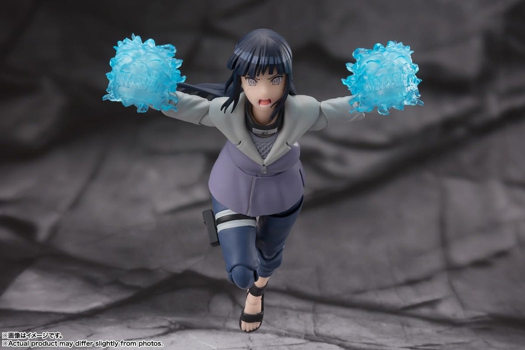 TAMASHII NATIONS S.H. Figuarts Naruto Shippuden Hyuga Hinata Noble White Sokai - Approx. 5.3 inches (135 mm), PVC & ABS Pre-Painted Action Figure