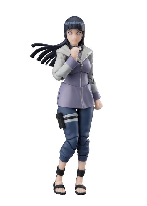 TAMASHII NATIONS S.H. Figuarts Naruto Shippuden Hyuga Hinata Noble White Sokai - Approx. 5.3 inches (135 mm), PVC & ABS Pre-Painted Action Figure