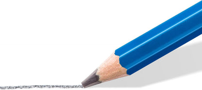 Staedtler 100 G24 Mars Lumograph Metalen Doos, 24 Verschillende Grafietpotloden